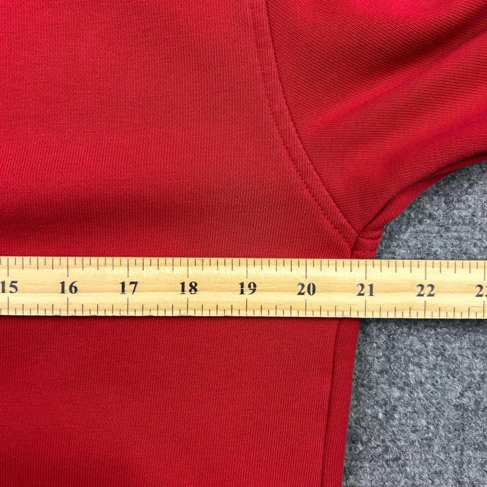 Jordan Sport Crossover Hoodie Mens M Red Dri-FIT Jumpman Pullover Cotton Blend